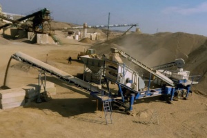 Grupo móvil sobre ruedas Miningland Toureg para la fabricación de arenas