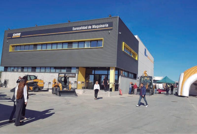 Presentación de las nuevas series de Case en las instalaciones de Eurocalidad de Maquinaria en Madrid